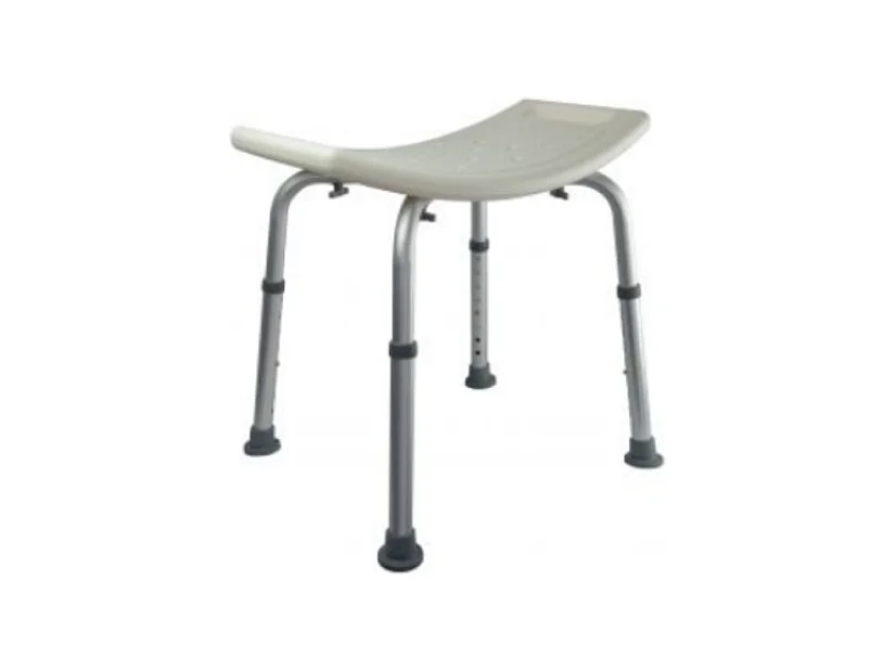 Tabouret de douche PMR PELLET Essentiel assise large hauteur réglable 2 poignées