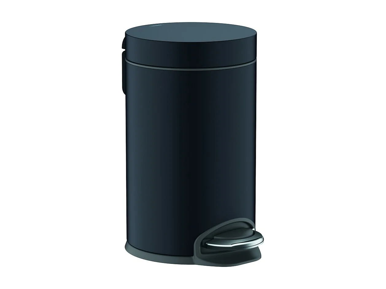HANSGROHE HANSGROHE cubo de basura con pedal negro mate