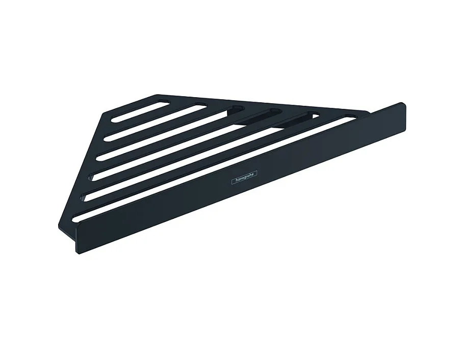 HANSGROHE Tablette d'angle noir mat AddStoris