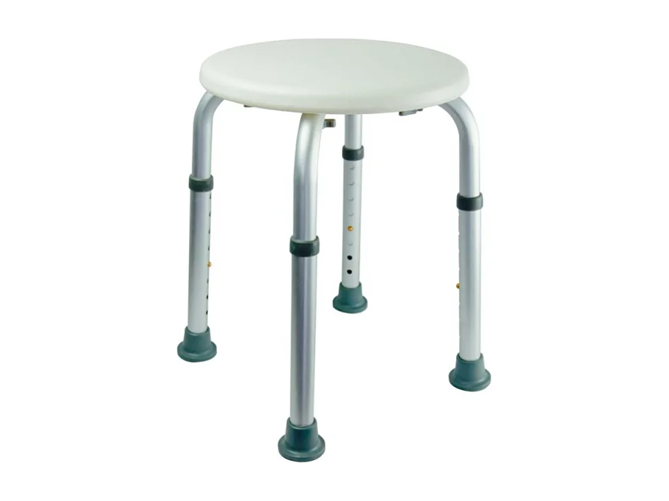 Tabouret de douche PMR PELLET Essentiel rond hauteur réglable