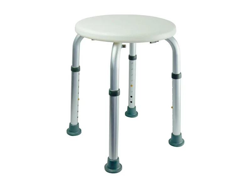 Tabouret de douche PMR PELLET Essentiel rond hauteur réglable