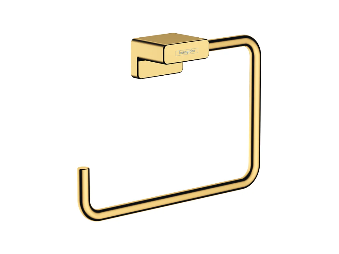 Anneau porte-serviette HANSGROHE AddStoris aspect doré poli