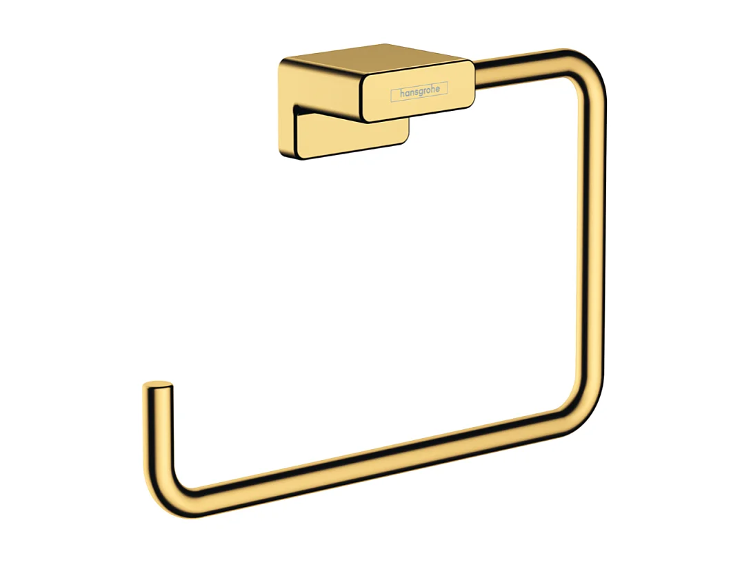 HANSGROHE Anillo para toalla aspecto dorado pulido AddStoris