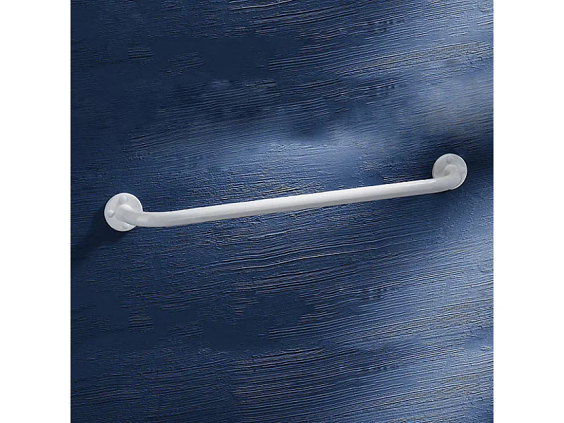 Barre de maintien droite PMR PELLET Essentiel acier époxy 60 cm blanc