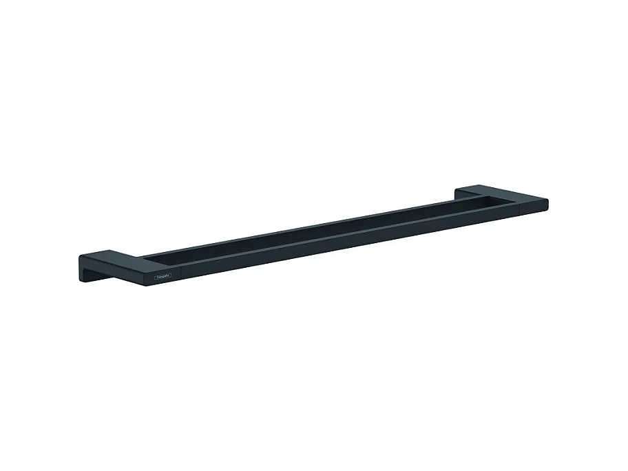 HANSGROHE Porte-serviettes double rail 648 mm noir mat AddStoris