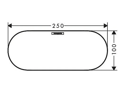HANSGROHE Tapa HANSGROHE para cesta de almacenamiento negro mate