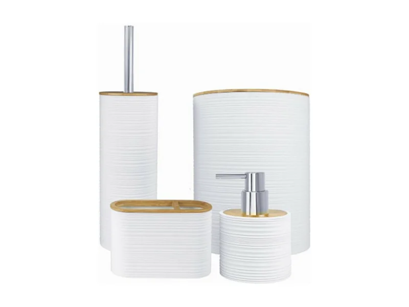 Lot d'accessoires WC DEBLANCH Nature, blanc