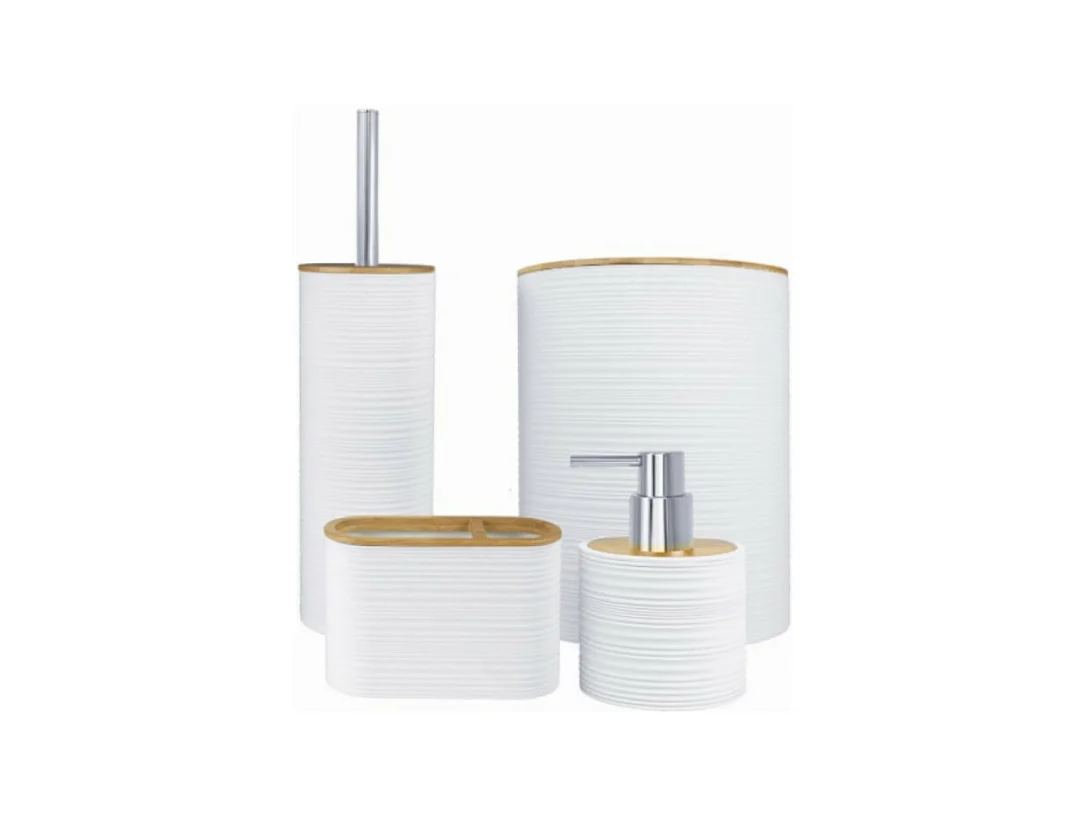 Lot d'accessoires WC DEBLANCH Nature, blanc
