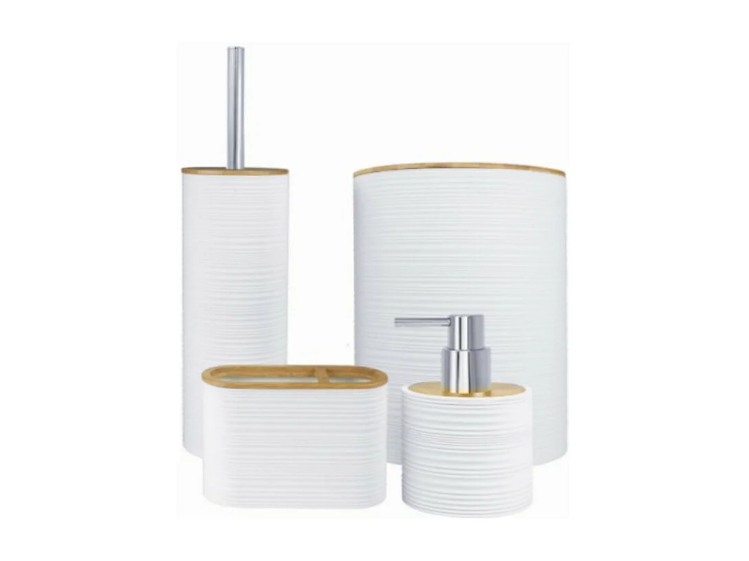 Lot d'accessoires WC DEBLANCH Nature, blanc