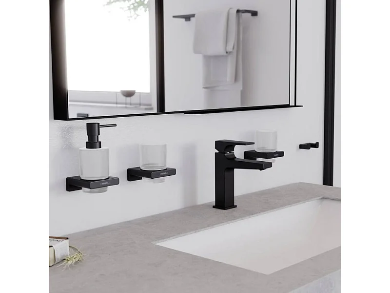 HANSGROHE Distributeur de savon liquide noir mat AddStoris