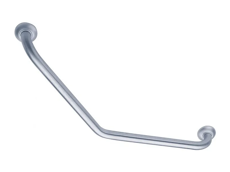 Barre de maintien coudée PMR PELLET Essentiel confort 135° inox brossé