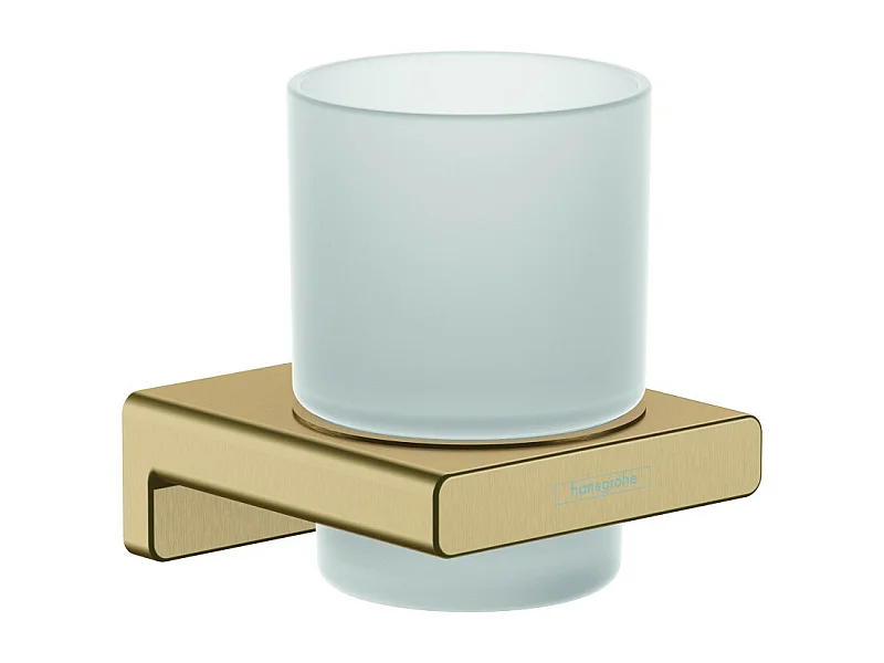 HANSGROHE Porte-verre bronze brossé AddStoris