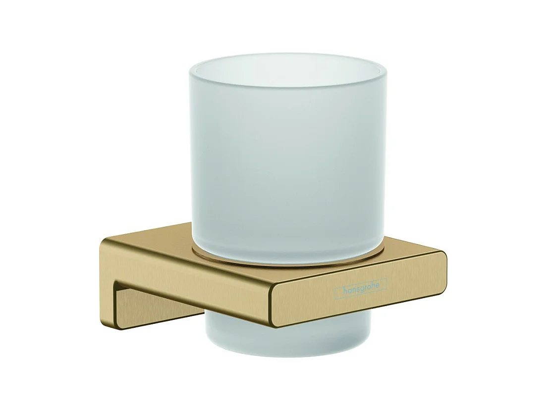 HANSGROHE Porte-verre bronze brossé AddStoris