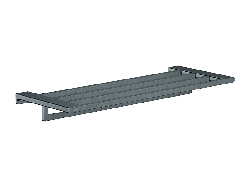 HANSGROHE Porte-serviettes multi-barres 648 mm noir chromé brossé AddStoris