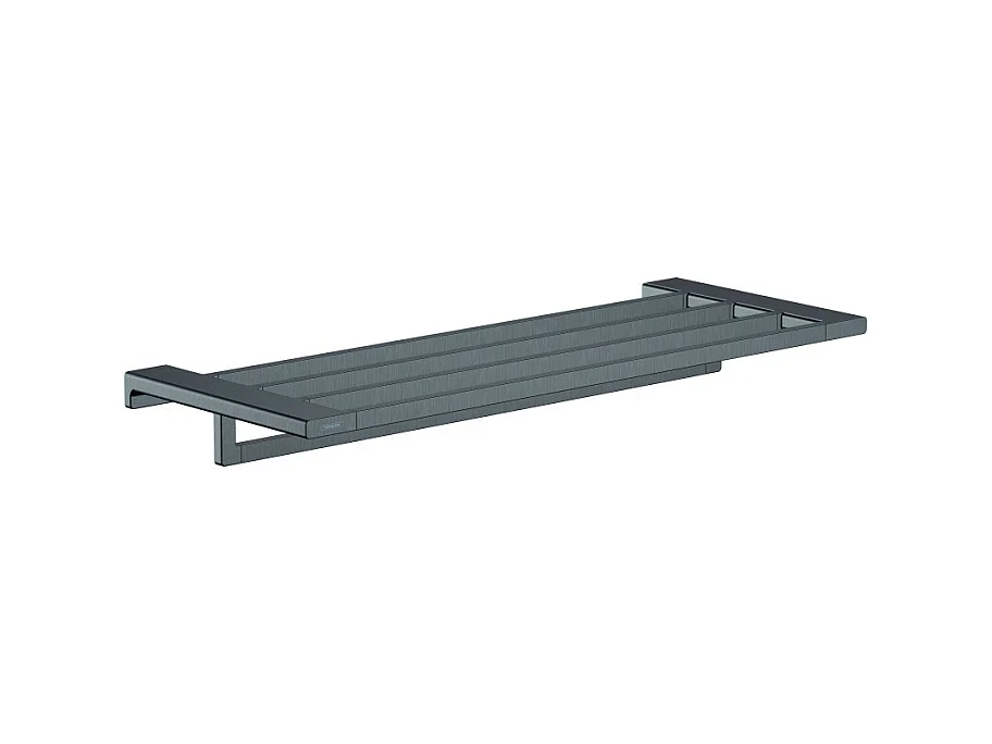 HANSGROHE Porte-serviettes multi-barres 648 mm noir chromé brossé AddStoris