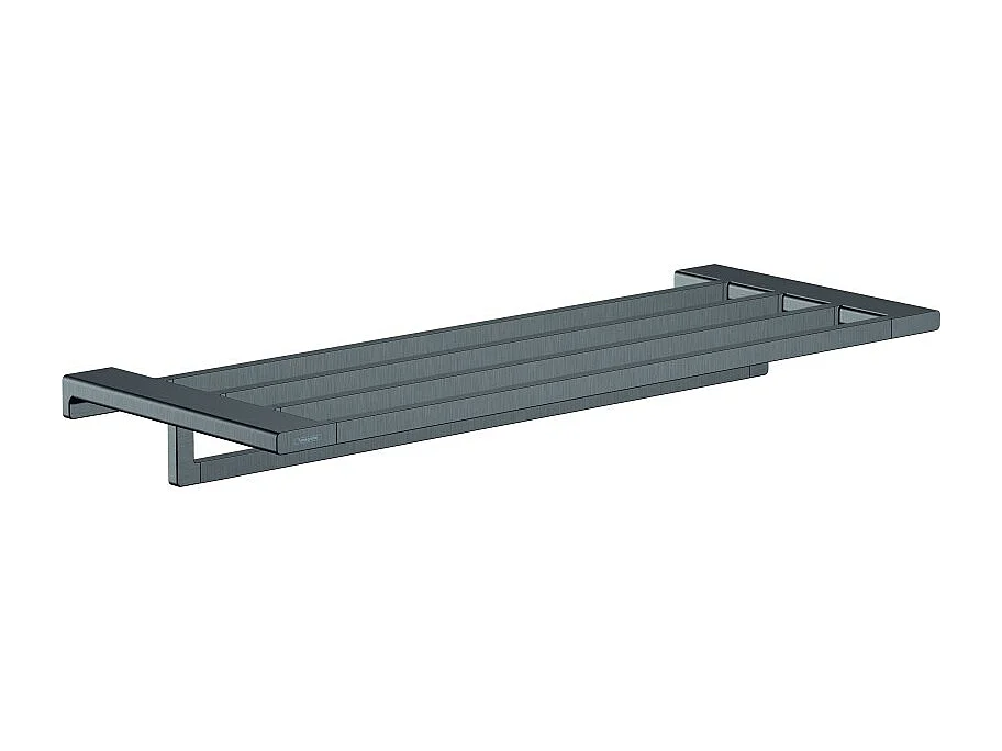 HANSGROHE Porte-serviettes multi-barres 648 mm noir chromé brossé AddStoris