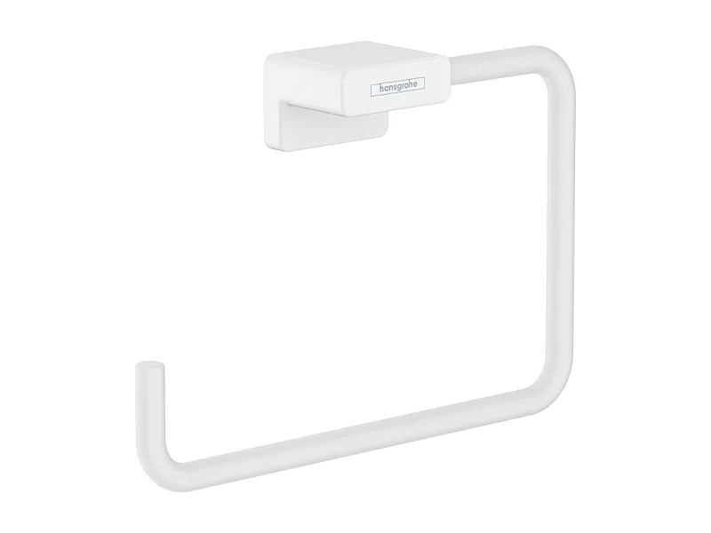 Anneau porte-serviette HANSGROHE AddStoris blanc mat
