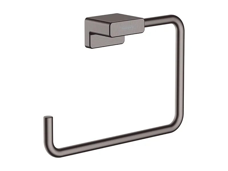 Anneau porte-serviette HANSGROHE AddStoris noir chromé brossé