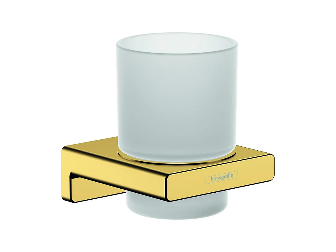 HANSGROHE Porte-verre aspect doré poli AddStoris