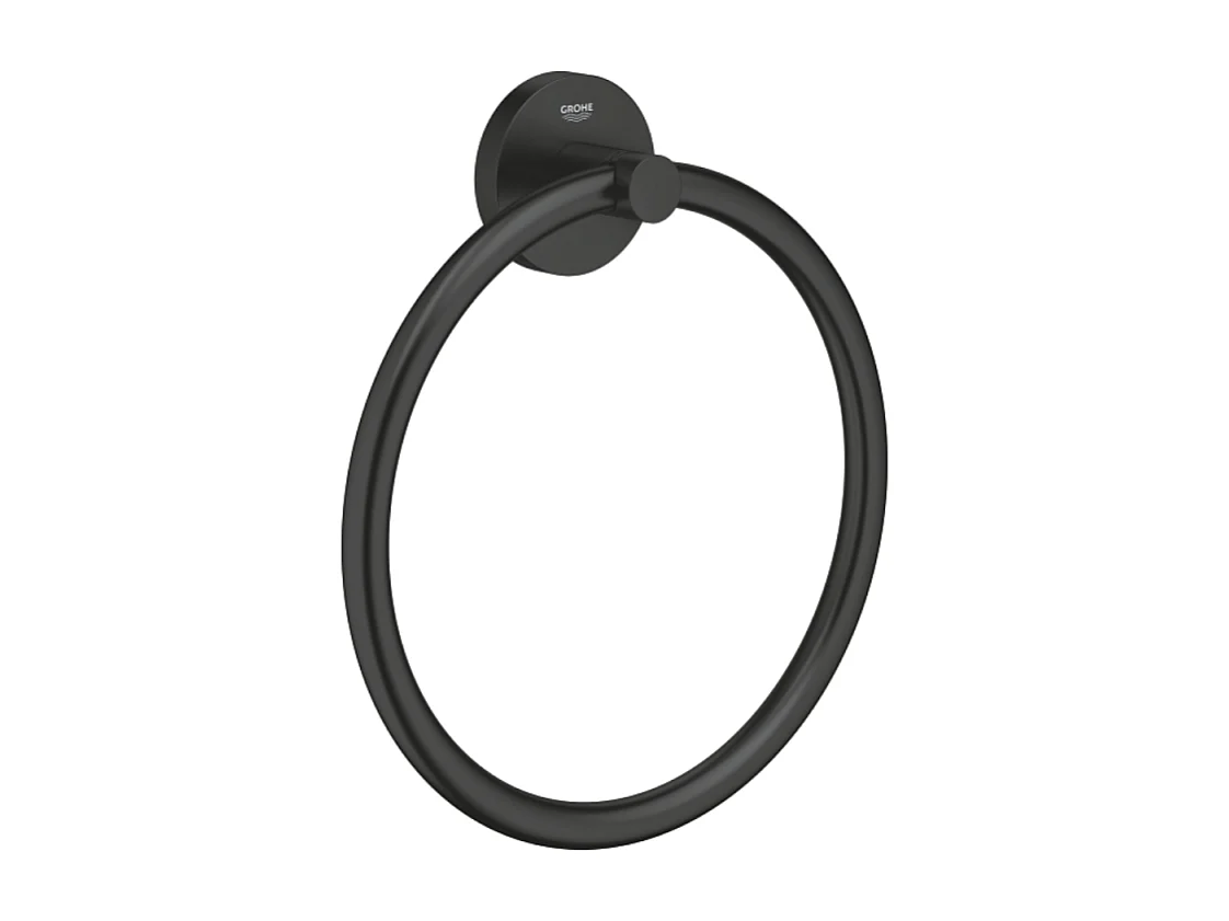Anneau porte serviettes GROHE Start noir mat