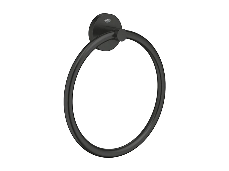 Anneau porte serviettes GROHE Start noir mat