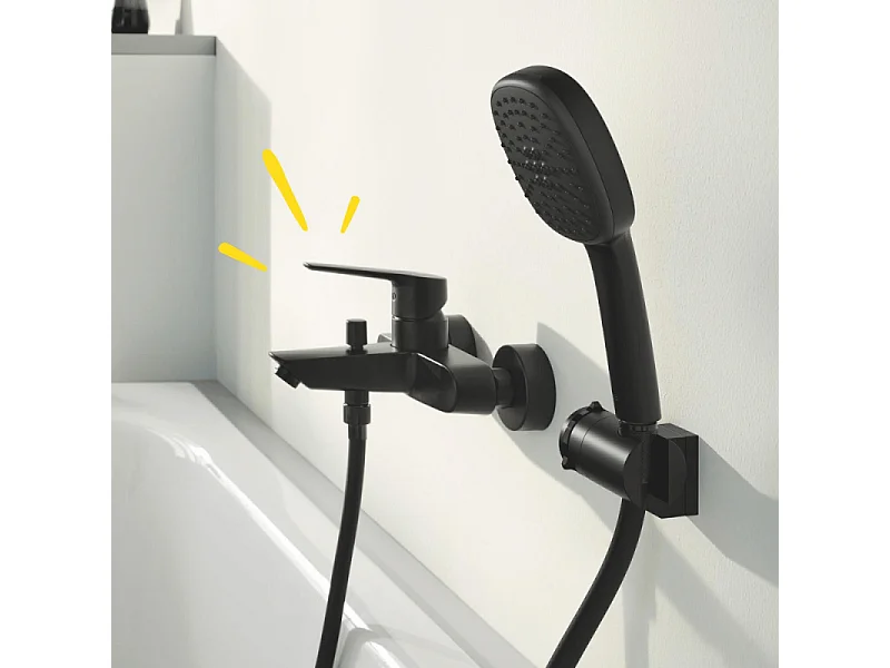 Mitigeur bain douche mécanique GROHE Start noir