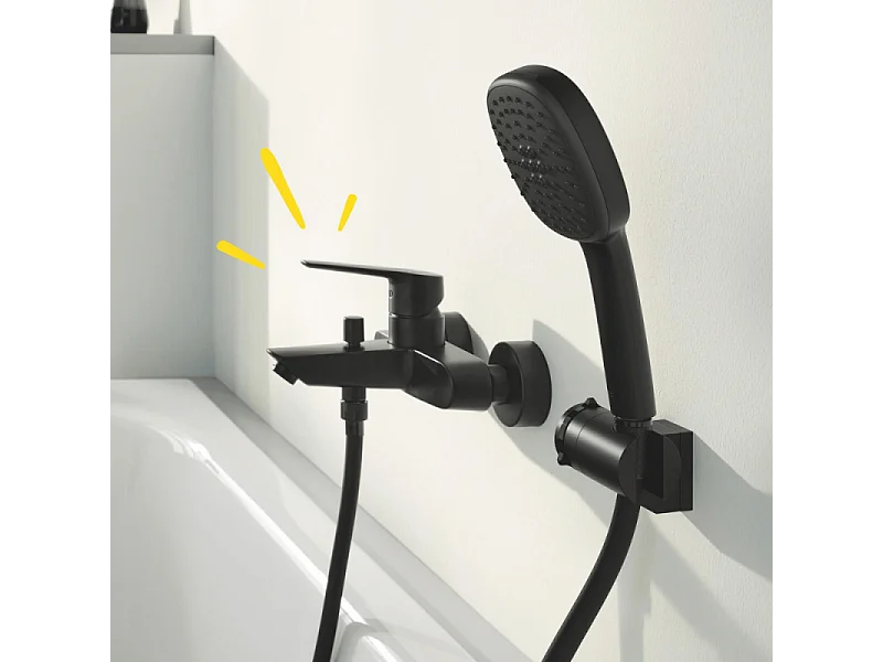 Mitigeur bain douche mécanique GROHE Start noir