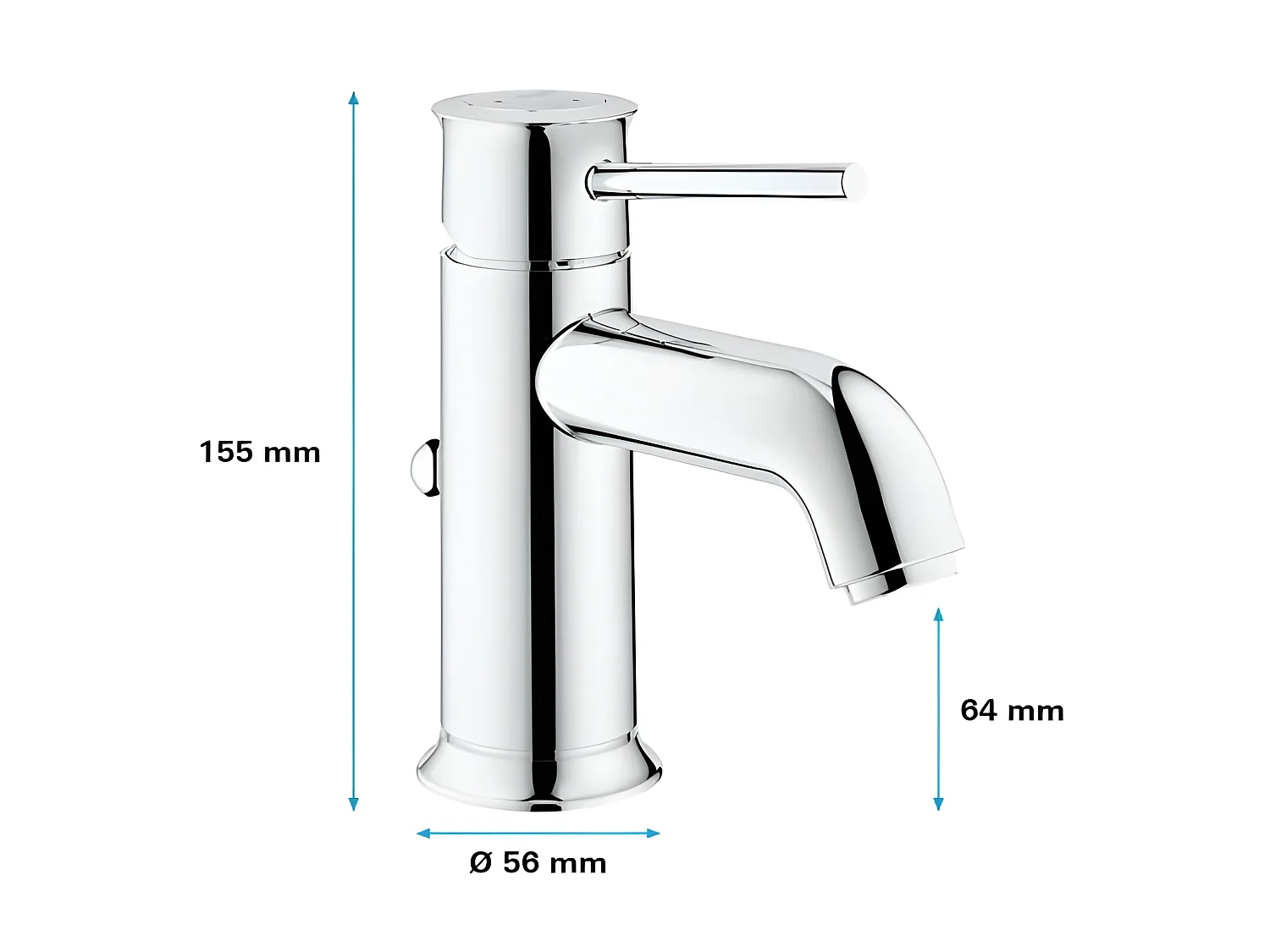 GROHE - Mitigeur monocommande Lavabo - Taille S