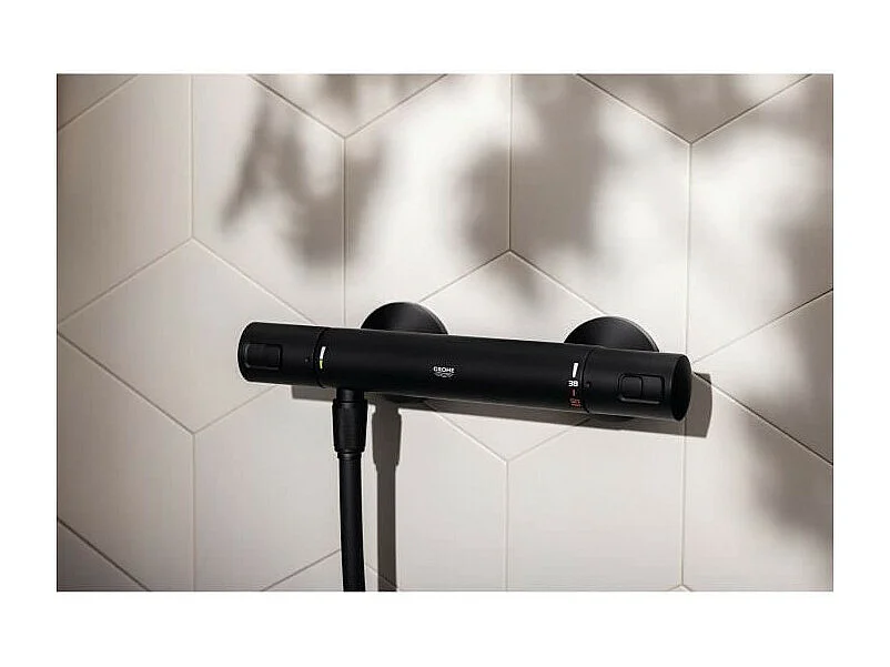 Misturador termostático de duche GROHE Precision Start Preto mate 345942430
