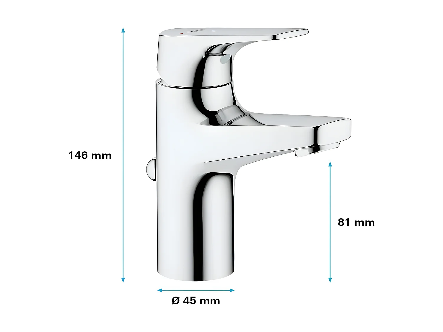 GROHE - Mitigeur monocommande Lavabo - Taille S