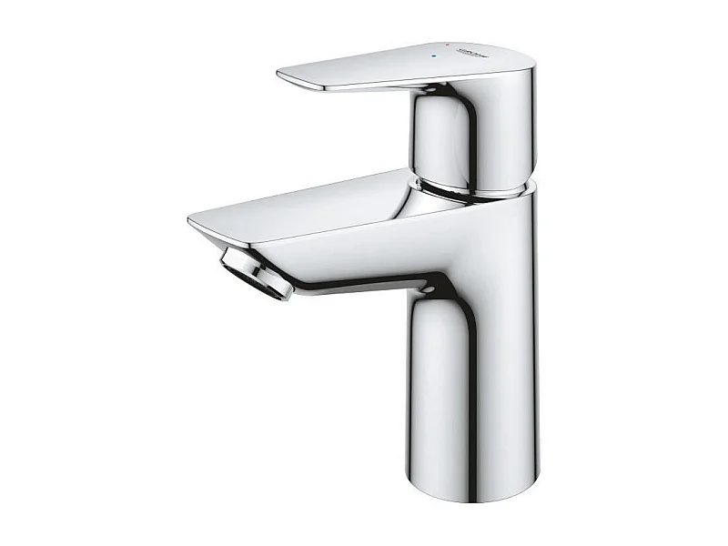 Bateria umywalkowa do łazienki GROHE - Mechaniczna bateria mieszająca jasnoszara 14,7cm