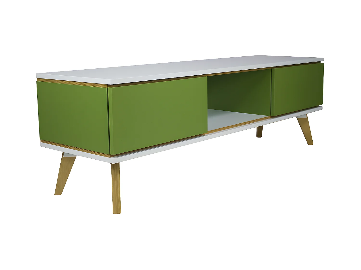 Zielona Komoda Rtv Jorgen / szer. 160 cm