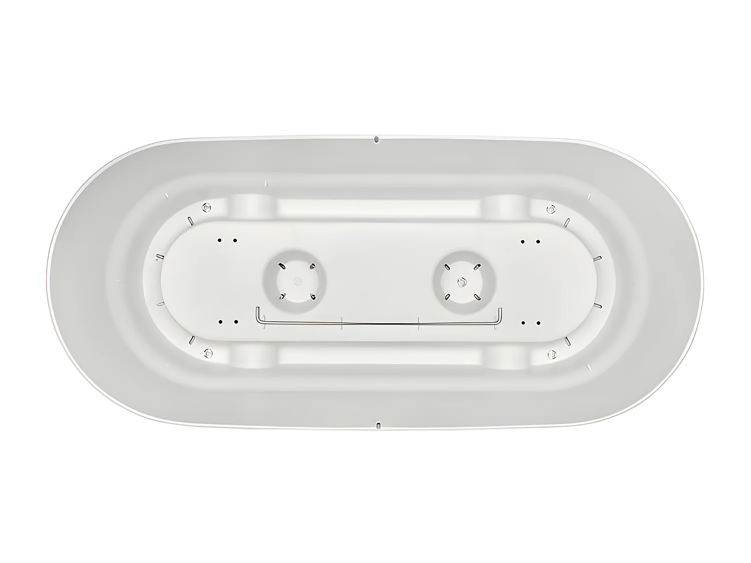 Jardinière Greenville Terrasse 78 x 35 x 33 cm avec roulettes - Blanc - Elho