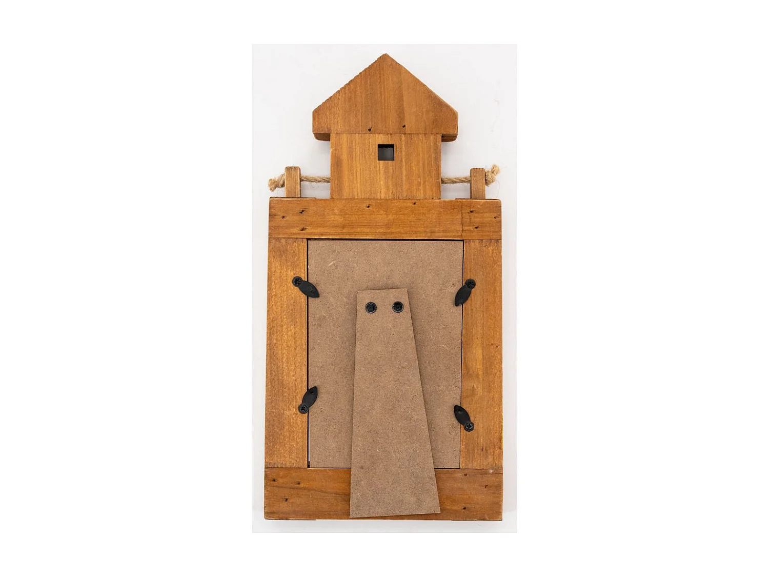 Cadre photo en bois recyclé Phare