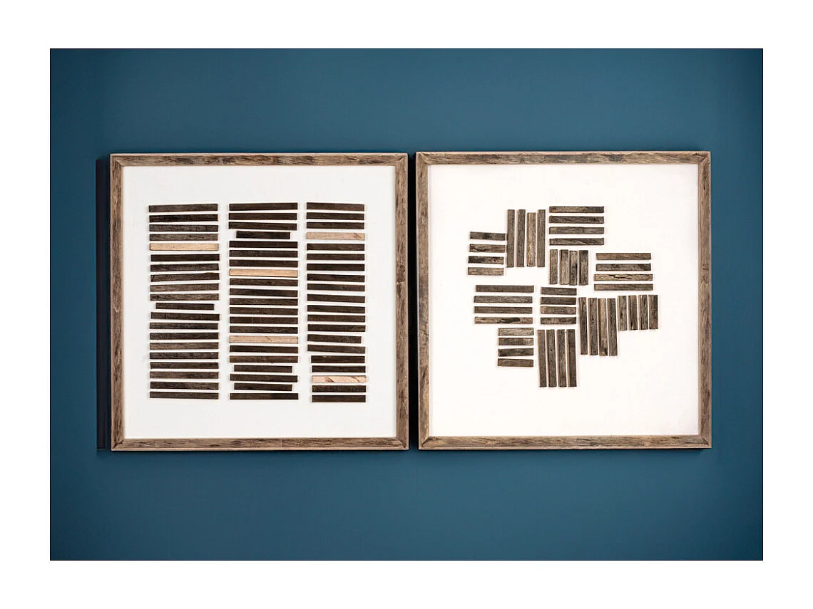 Cadres en bois Puzzle (Lot de 2)