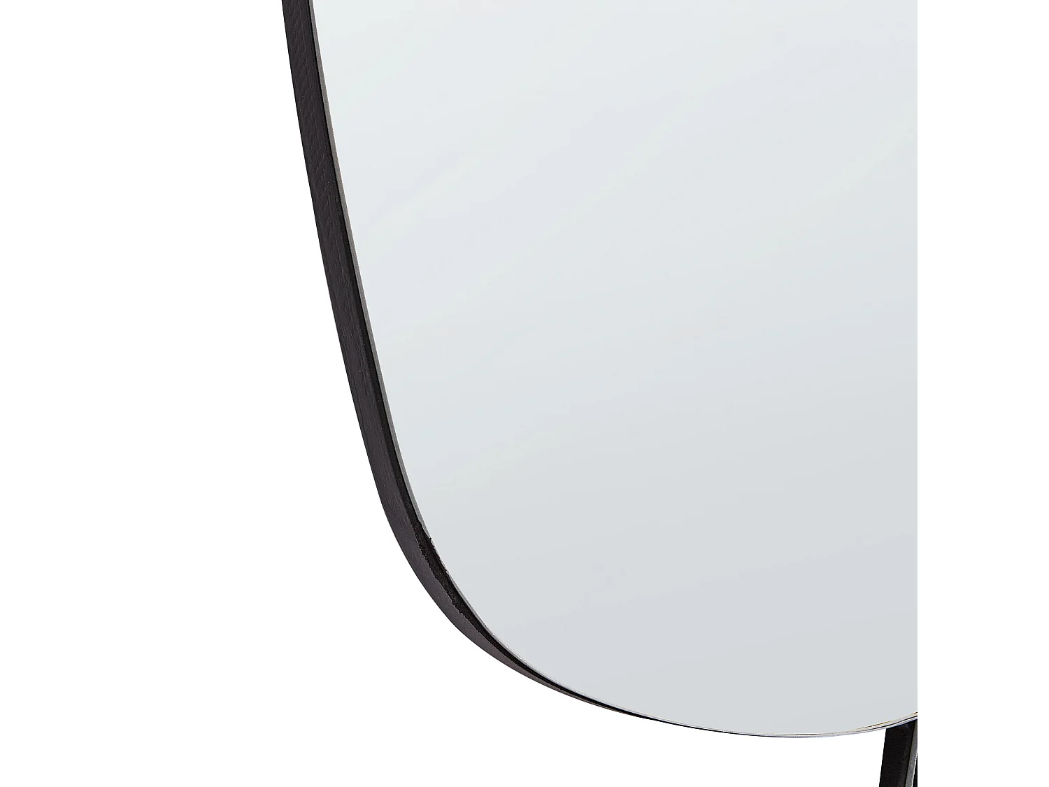 Rahmenloser Wandspiegel silber asymmetrisch 80x120 cm Deko Hängespiegel Vouzon