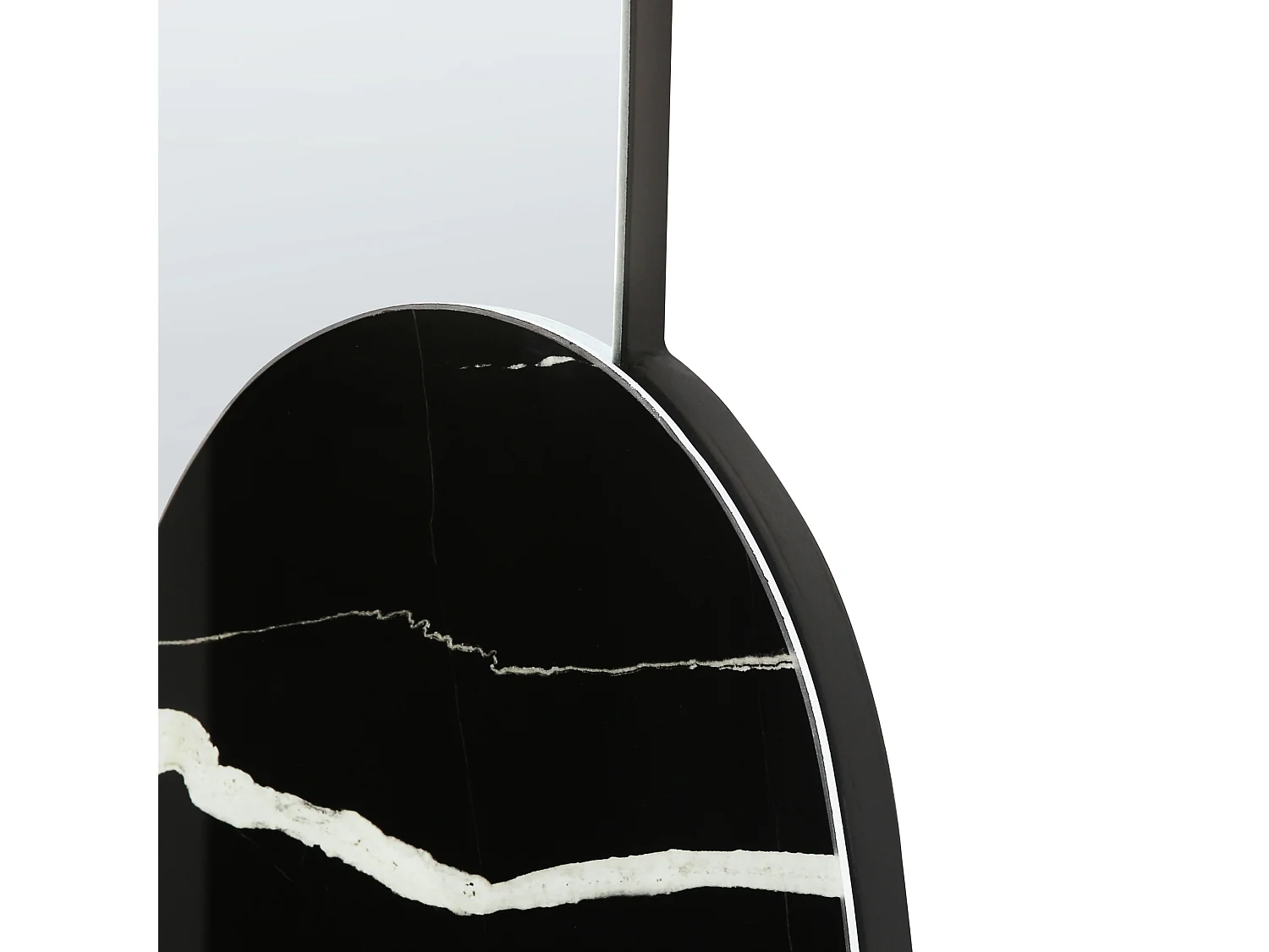 Wandspiegel VIERZON 58 cm 120 cm Schwarz