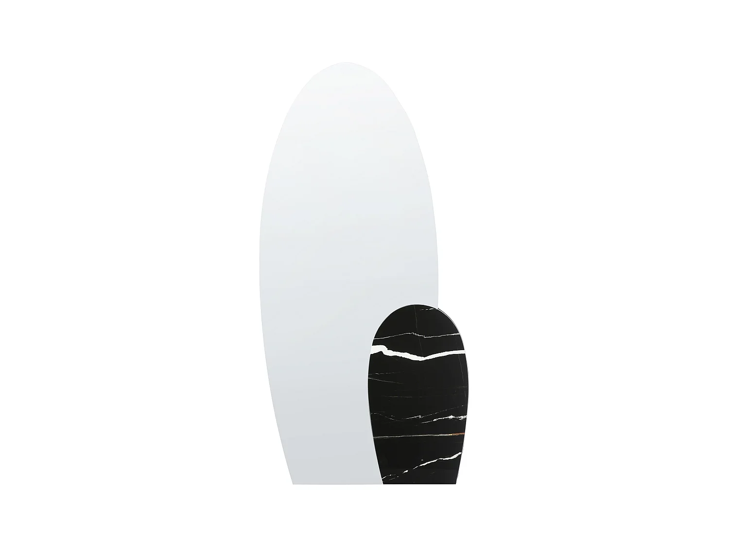 Miroir VIERZON 58 cm 120 cm Noir