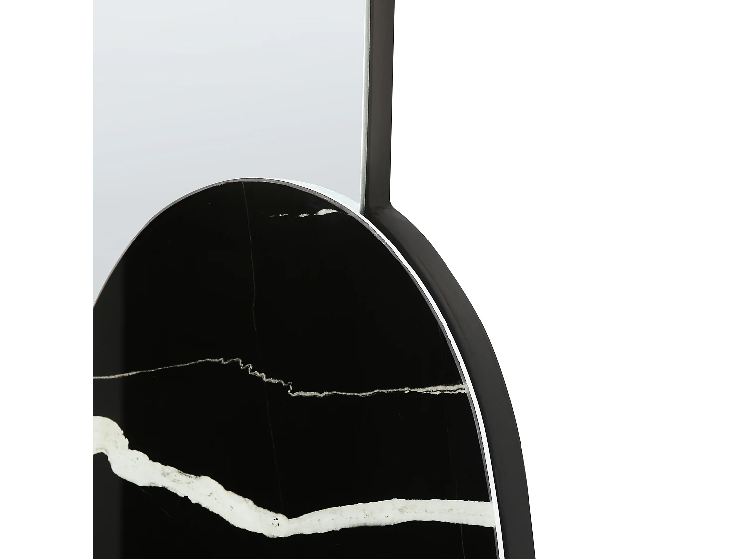 Lustro ścienne VIERZON 58 cm 120 cm Czarny