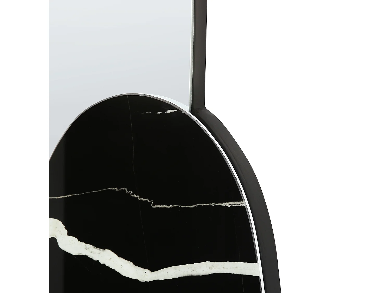 Specchio VIERZON 58 cm 120 cm Nero