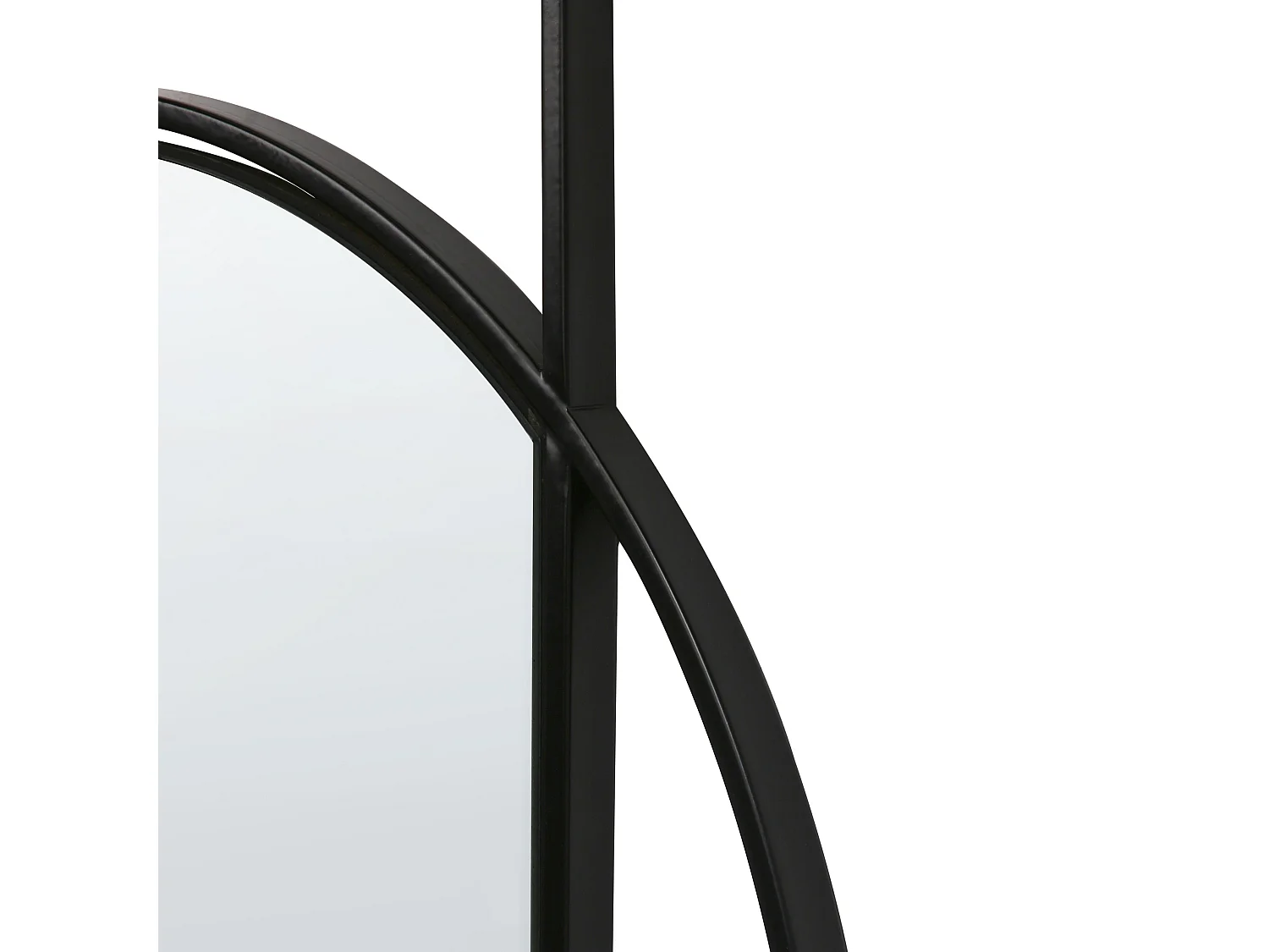 Miroir AUXY 79 cm 70 cm Métal Noir