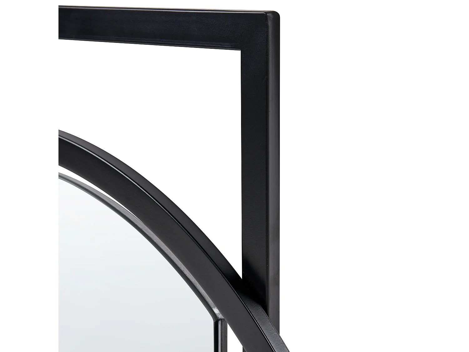 Miroir AUXY 79 cm 70 cm Métal Noir