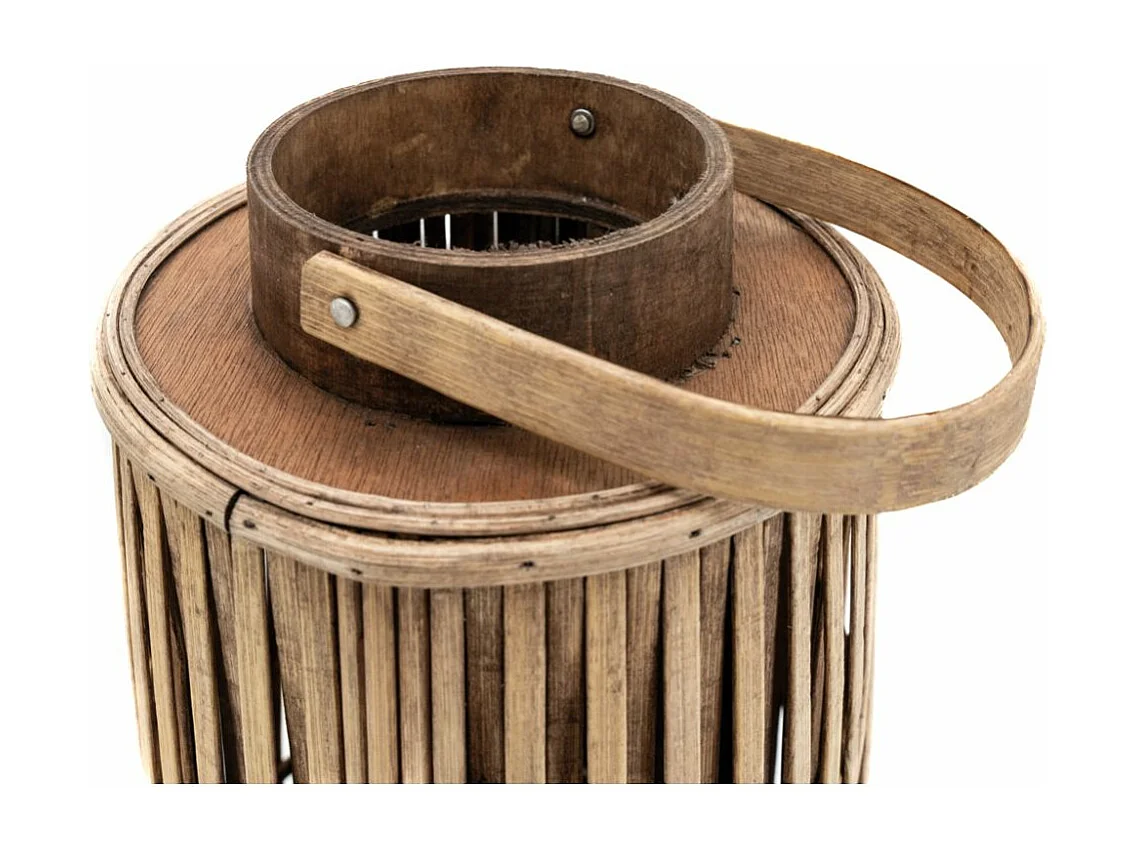 Lanterne ronde en pin Petit modèle