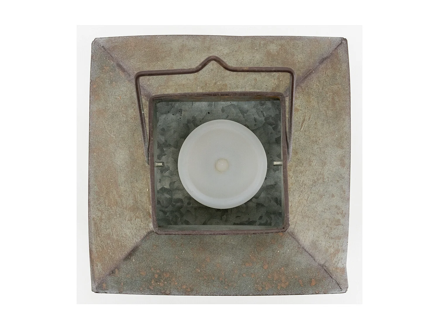 Lanterne Flocon en métal et Led