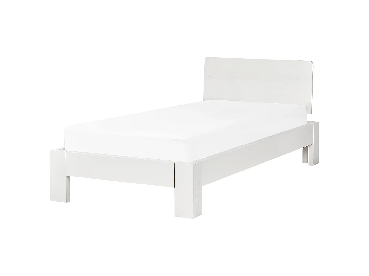 Bed Pine Wood ROYAN 90 x 200 cm (EU Single) White