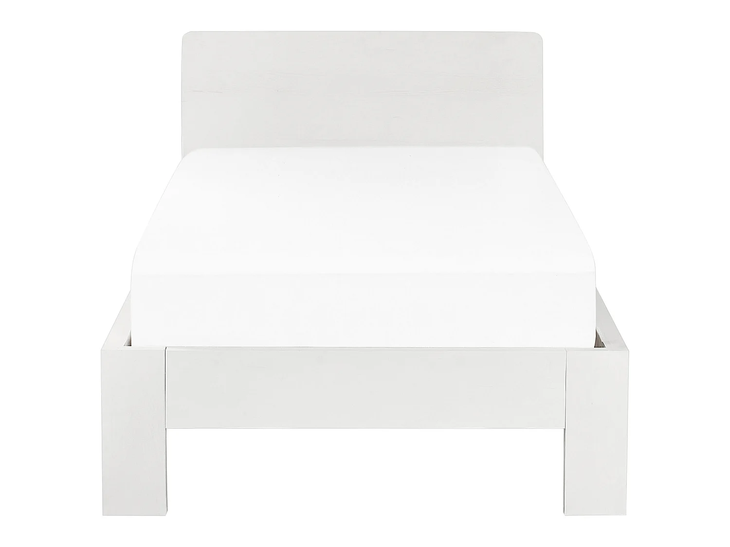 Bed Pine Wood ROYAN 90 x 200 cm (EU Single) White