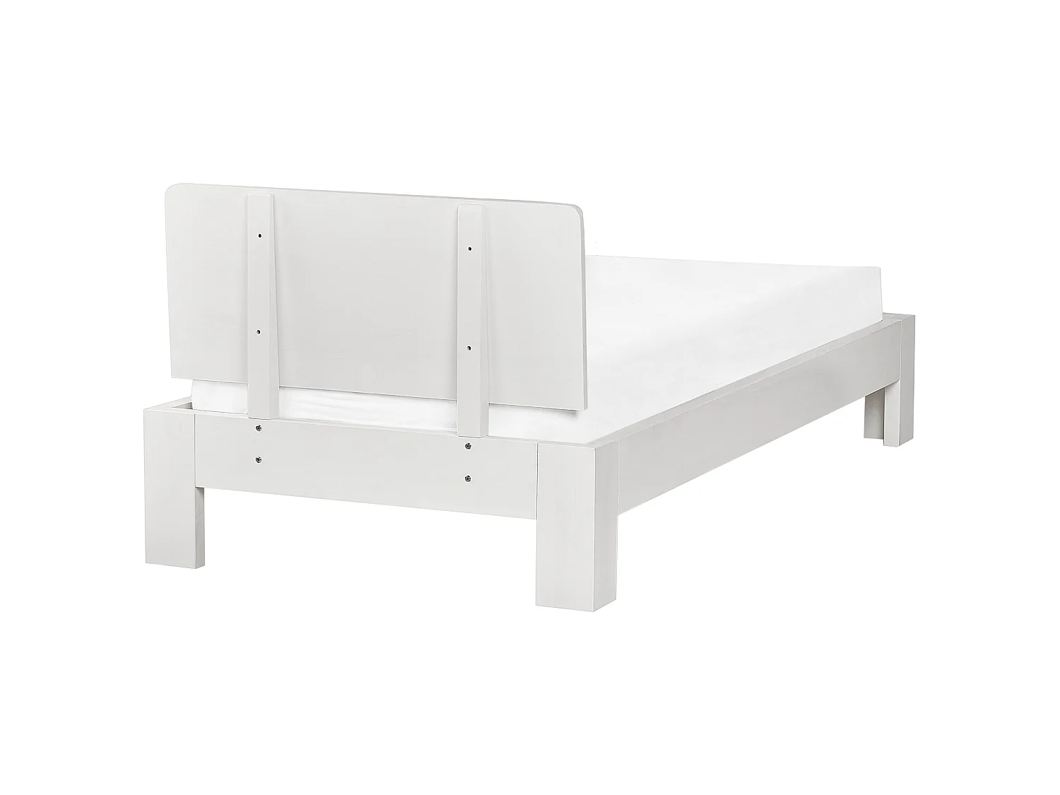 Bed Pine Wood ROYAN 90 x 200 cm (EU Single) White