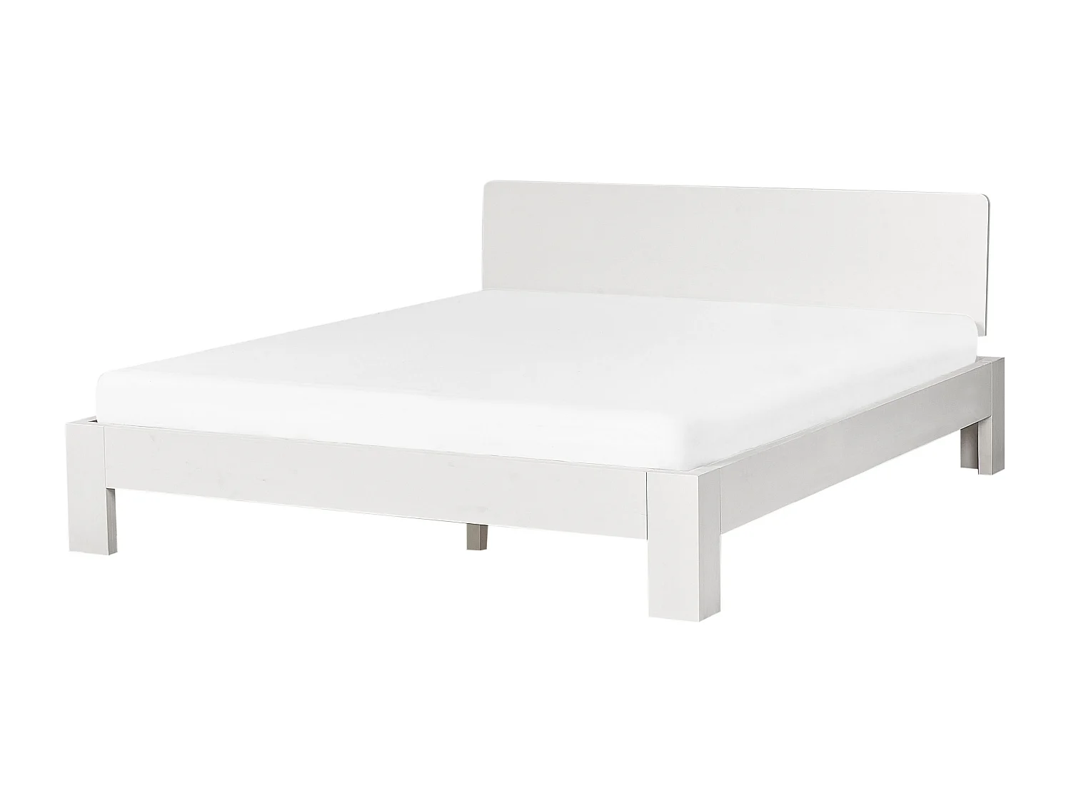 Letto Legno ROYAN 160 x 200 cm Bianco
