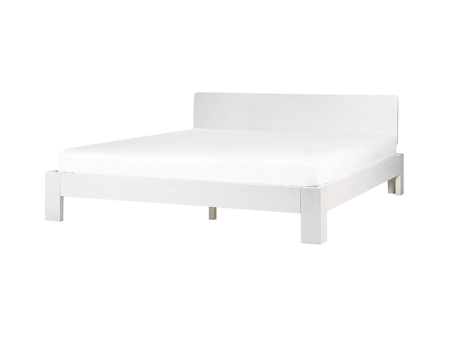 Bed Dennenhout ROYAN 180 x 200 cm Wit