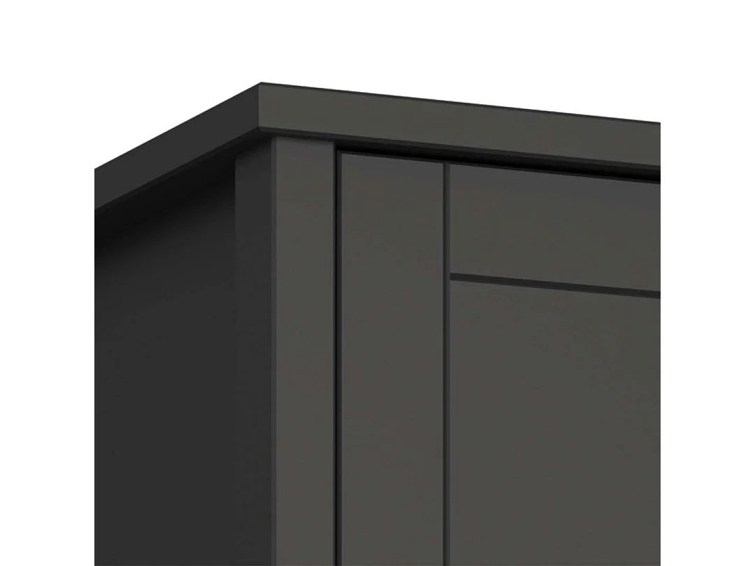 Tromsø armoire de rangement 2 portes couleur café.